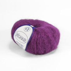 2458 Пряжа Campolmi Filati Mohair, 50г - 150м, пурпуровий, 50% мохер, 50% вовна