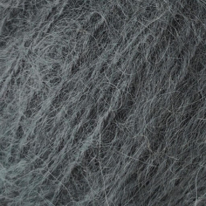2464 Пряжа Campolmi Filati Mohair, 50г - 150м, свинцево-сірий, 50% мохер, 50% вовна