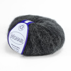 2467 Пряжа Campolmi Filati Mohair, 50г - 150м, сірий меланж, 50% мохер, 50% вовна