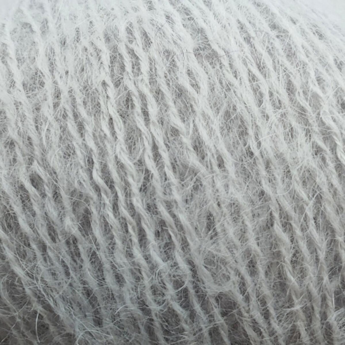 2468 Пряжа Campolmi Filati Mohair, 50г - 150м, світло-сірий, 50% мохер, 50% вовна