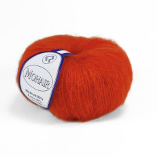 2470 Пряжа Campolmi Filati Mohair, 50г - 150м, мандариновий, 50% мохер, 50% вовна