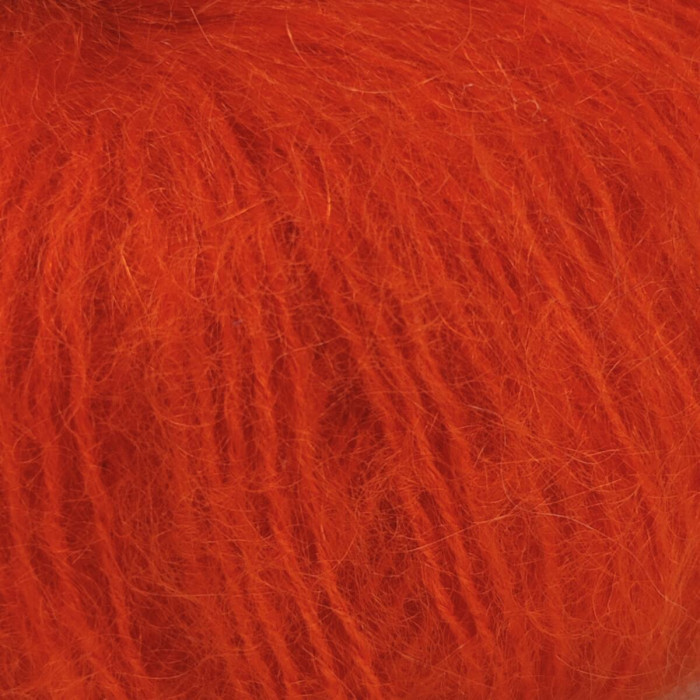 2470 Пряжа Campolmi Filati Mohair, 50г - 150м, мандариновий, 50% мохер, 50% вовна