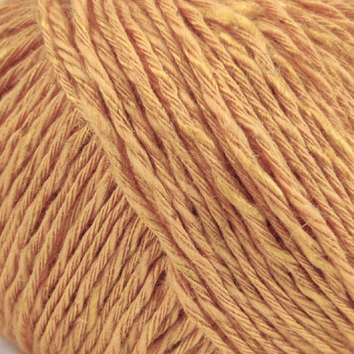 25 Пряжа Adriafil Fiordiloto, 50г - 115м, помаранчевий, 23% льон, 57% бавовна, 20% віскоза