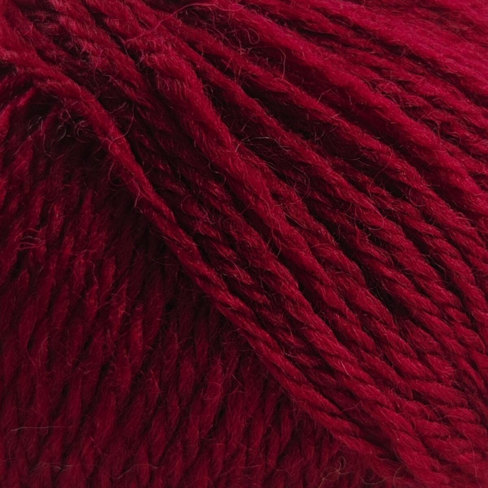 25 Пряжа Laines du Nord Mercerized Merino, 50г - 125м, вишневий, 100% вовна