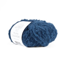25 Пряжа Laines du Nord Piuma Cashmere, 25г - 75м, синій, 75% вовна, 16% кашемір, 9% нейлон