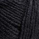 25 Пряжа Laines du Nord Spring Wool, 50г - 140м, чорний, 50% вовна, 50% бавовна