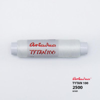 2500/200/пальчик Нитка для бісеру Ariadna Tytan 100, 200 м, білий, форма пальчик