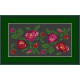 250069Р Little Stitch Набір для вишивки рахунковим хрестиком - Троянди 28x14 см, Linda 27 ct (чорна)