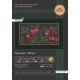 250069Р Little Stitch Набір для вишивки рахунковим хрестиком - Троянди 28x14 см, Linda 27 ct (чорна)