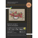 250071 Little Stitch Набір для вишивки рахунковим хрестиком - Синички та маки 23x32 см, Aida16 (айворі)