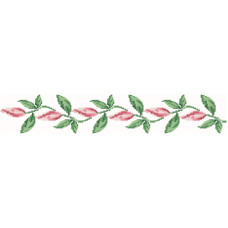 ПС002кБнннн Пояс жіночий, атлас-коттон, білий. Барвиста вишиванка. Заготовка для вишивки бісером