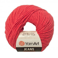 26 Пряжа Jeans 50гр - 160м (Червоний) YarnArt