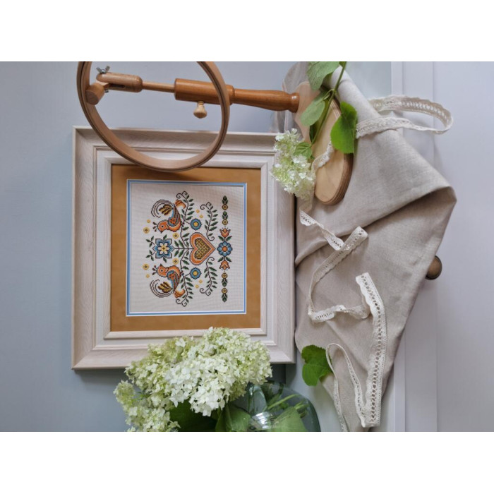 260078Р Little Stitch Набір для вишивки рахунковим хрестиком - Два голоси 20,1x17 см, Lugana 32 ct