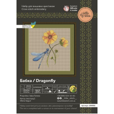 260082Р Little Stitch Набір для вишивки рахунковим хрестиком - Бабка 20,5х21 см, Lugana 32 ct
