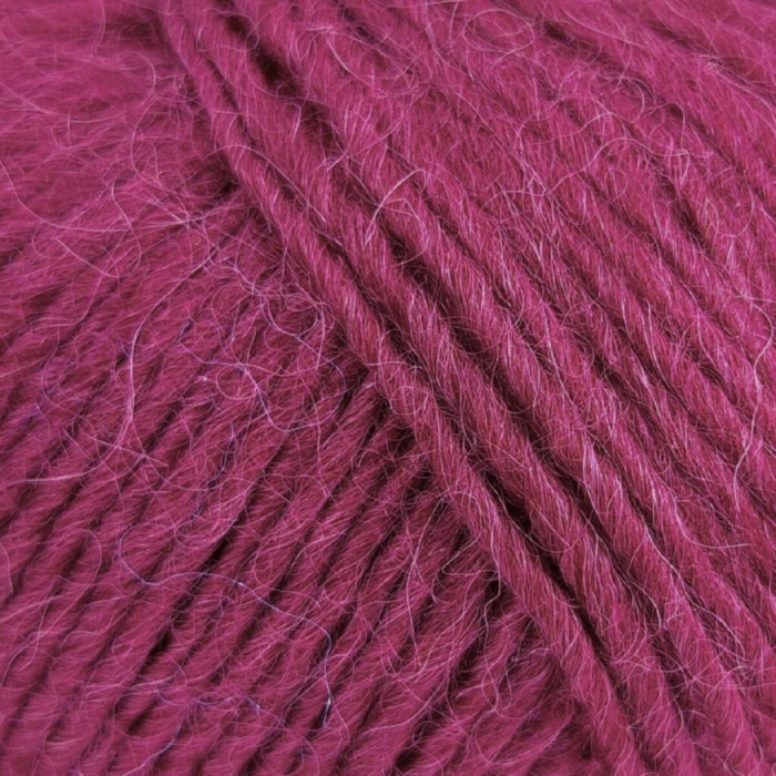 2622 Пряжа Laines du Nord Andina, 50г - 175м, бордовий, 50% альпака, 50% вовна