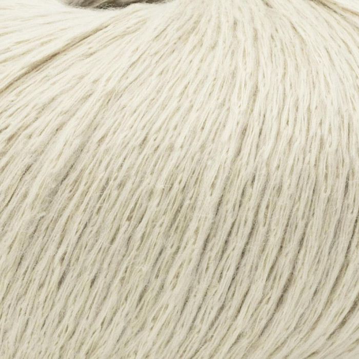 27 Пряжа Laines du Nord Soft Lino, 50г - 135м, мушля, 80% льон, 20% бавовна