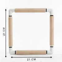 270-1 Nurge П`яльці з кліпсами 21x21 см, бежеві