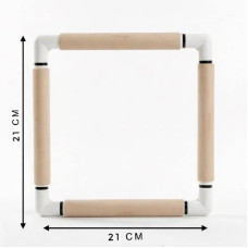 270-1 Nurge П`яльці з кліпсами 21x21 см, бежеві