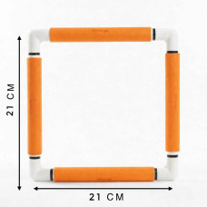 270-1 Nurge П`яльці з кліпсами 21x21 см, помаранчеві