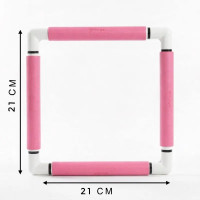 270-1 Nurge П`яльці з кліпсами 21x21 см, рожеві