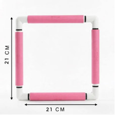 270-1 Nurge П`яльці з кліпсами 21x21 см, рожеві