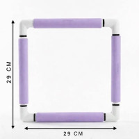 270-2 Nurge П`яльці з кліпсами 29x29 см, бузкові