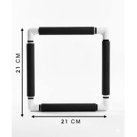 270-2 Nurge П`яльці з кліпсами 29x29 см, чорний