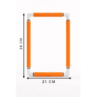 270-3 Nurge П`яльці з кліпсами 21x29 см, помаранчеві