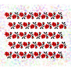 K285 Троянди (20х30 см). Confetti. Водорозчинний флізелін з малюнком