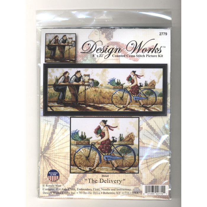 2779 Design Works Набір для вишивки рахунковим хрестиком - Доставка  55,9x20,3 см, Aida14