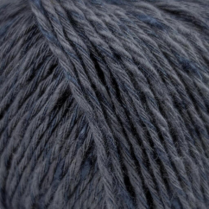 28 Пряжа Adriafil Fiordiloto, 50г - 115м, темно-сірий, 23% льон, 57% бавовна, 20% віскоза