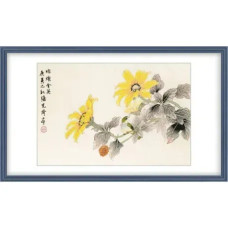 2800118 (2030818) Xiu Crafts Набір для вишивки рахунковим хрестиком - Квітучий тріалліс 43х28 см, Aida ct 14