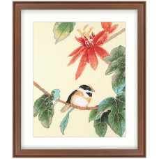 2800503 (2031203) Xiu Crafts Набір для вишивки рахунковим хрестиком - Бажана весна 21,5х27 см, Aida ct 14