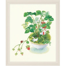 2800607 (2031307) Xiu Crafts Набір для вишивки рахунковим хрестиком - Качка і сонечко 38x30,4 см, Рівномірка 28 ct