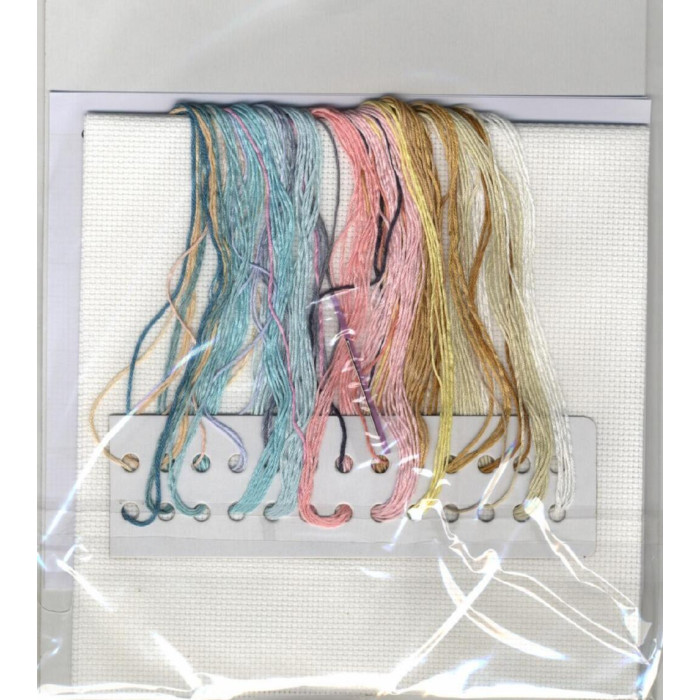 2802 Design Works Набір для вишивки рахунковим хрестиком - Видування бульбашок 30,5x30,5 см, Aida14