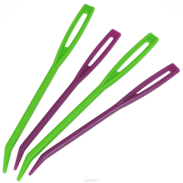 10806 Набір пластикових гобеленових голок (2 шт - маленьких, 2 шт - великих) KnitPro