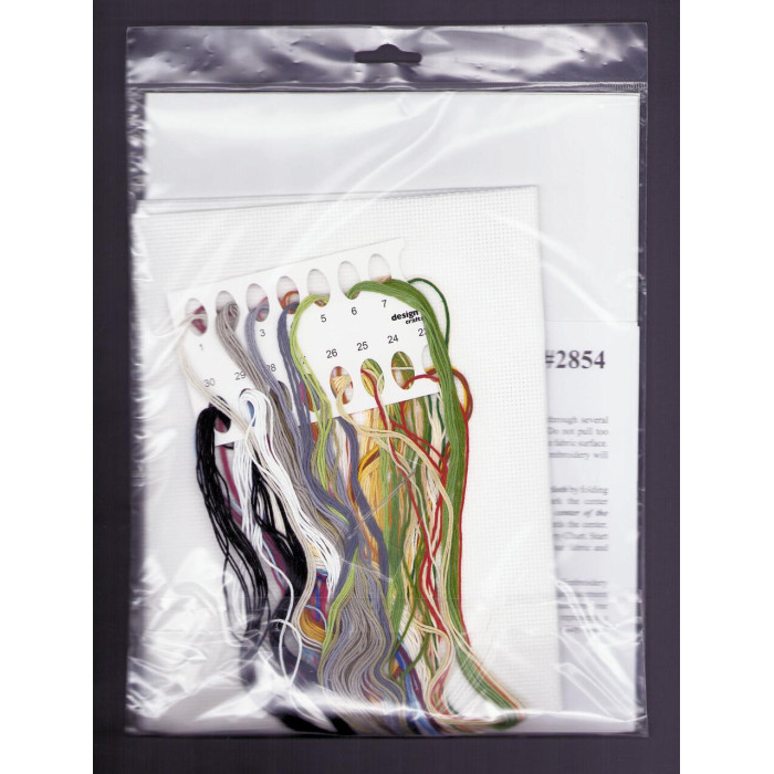 2854 Design Works Набір для вишивки рахунковим хрестиком - Танці в кафе 35,6x25,4 см, Aida14