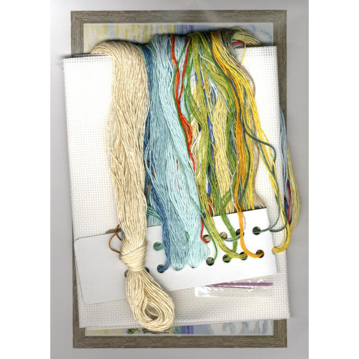 2862 Design Works Набір для вишивки рахунковим хрестиком - Пляжні знаки 45,7x27,9 см, Aida14