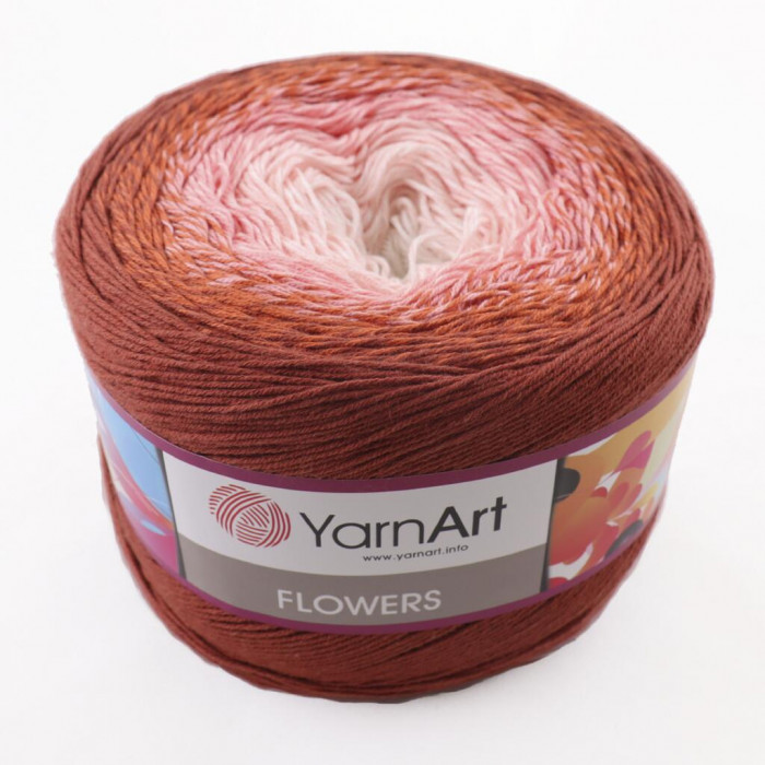 288 Пряжа Flowers 250гр - 1000м (Різнокольоровий) YarnArt
