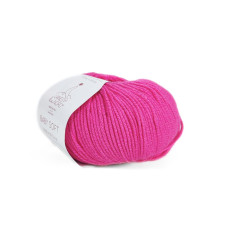29 Пряжа Laines du Nord Baby Soft, 50г - 135м, малиновий, 50% бавовна органічна, 50% cоєві волокна