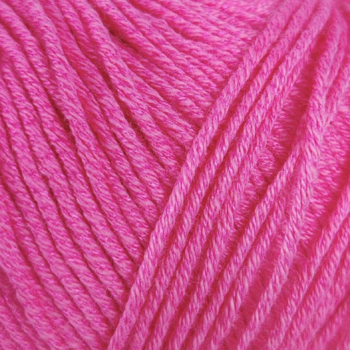29 Пряжа Laines du Nord Baby Soft, 50г - 135м, малиновий, 50% бавовна органічна, 50% cоєві волокна
