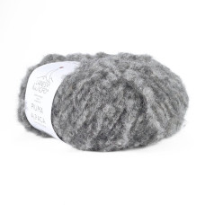 29 Пряжа Laines du Nord Piuma Alpaca,50г - 100м, сірий, 55% альпака, 40% вовна, 5% нейлон