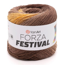 2901 Пряжа Forza Festival YarnArt, 100г - 420 м, різнокольоровий, 75% вовна, 25% поліамід