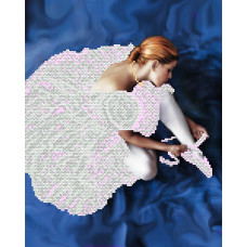АК3-139 Балерина. А-строчка. Схема на тканині для вишивання бісером