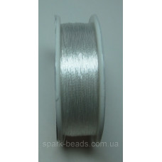 100-1 Spark Beads Алюр металлизированая нитка, колір білий 100 м.