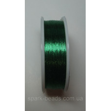 100-6 Spark Beads Алюр металлизированая нитка, колір зелений 100 м.