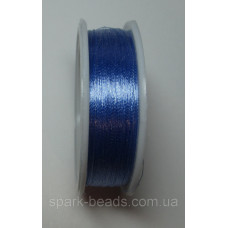 100-7 Spark Beads Алюр металлизированая нитка, колір блакитний 100 м.