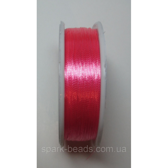 100-8 Spark Beads Алюр металлизированая нитка, колір рожевий світлий 100 м.