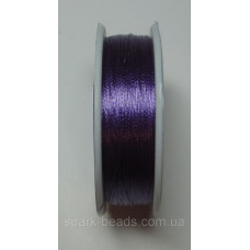 100-19 Spark Beads Алюр металлизированая нитка, колір фіолетовий 100 м.