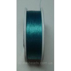100-20 Spark Beads Алюр металлизированая нитка, колір бірюзовий 100 м.